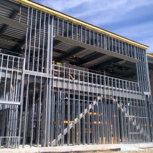 EXTERIOR AND INTERIOR METAL STUD FRAMING